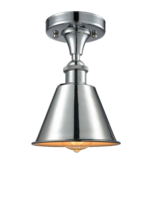 Innovations 516-1C-PC-M8 One Light Semi-Flush Mount, Polished Chrome