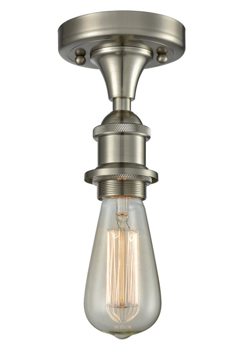 Innovations 516-1C-SN One Light Semi-Flush Mount, Brushed Satin Nickel