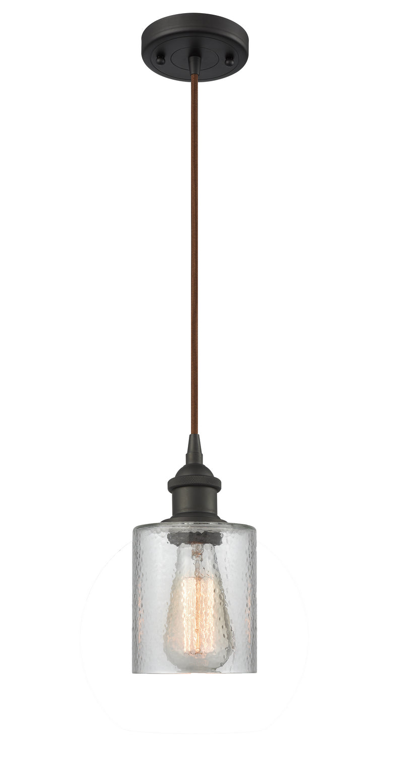 Innovations 516-1P-OB-G112 One Light Mini Pendant, Oil Rubbed Bronze