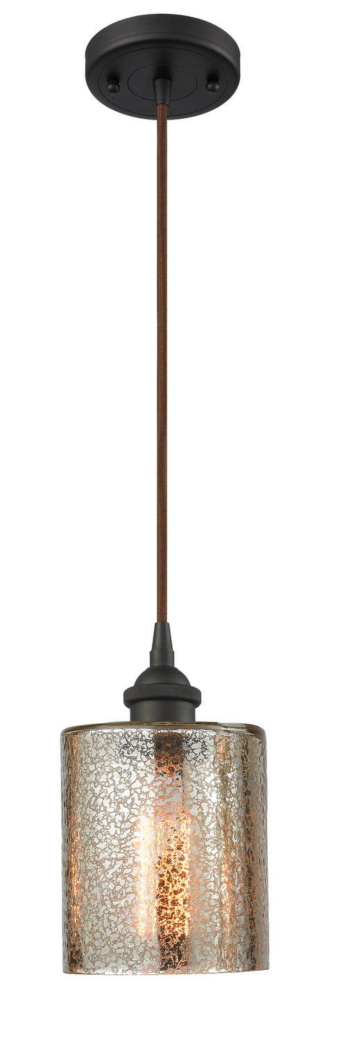 Innovations 516-1P-OB-G116 One Light Mini Pendant, Oil Rubbed Bronze