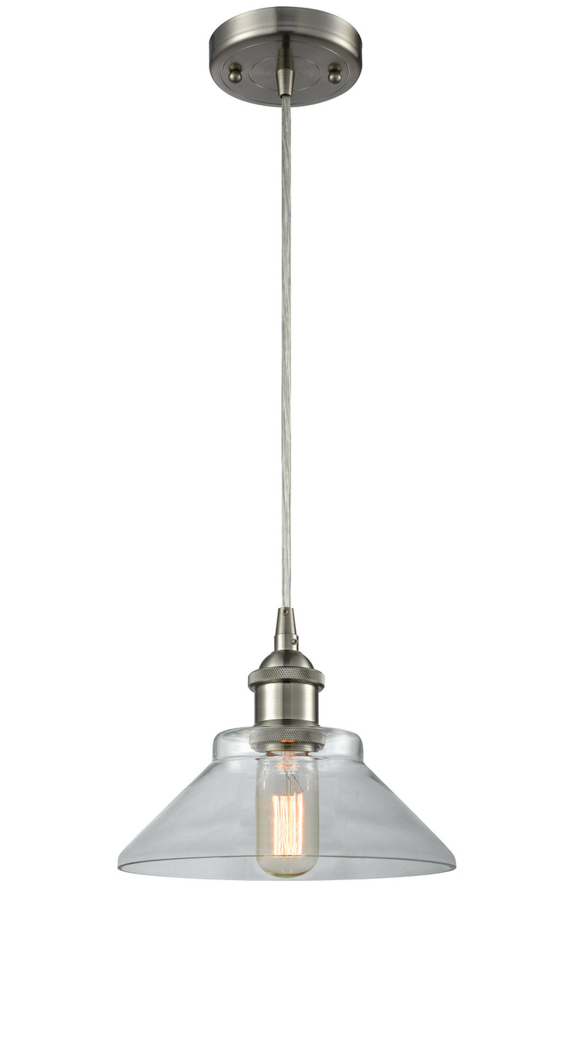 Innovations 516-1P-SN-G132 One Light Mini Pendant, Brushed Satin Nickel