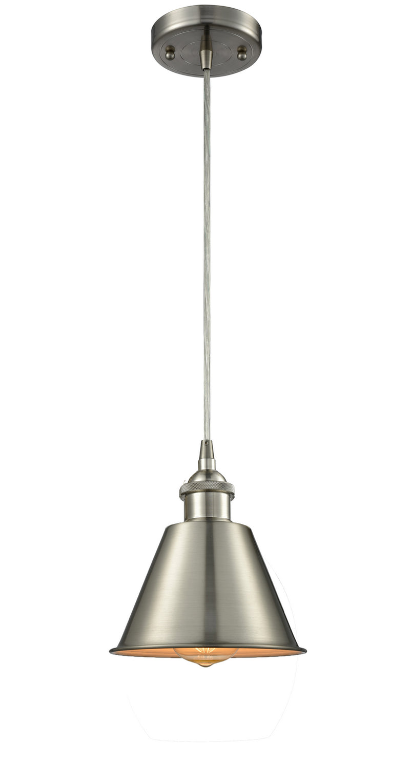Innovations 516-1P-SN-M8 One Light Mini Pendant, Brushed Satin Nickel