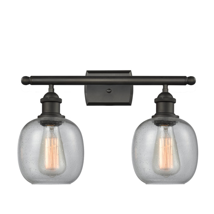 Innovations 516-2W-OB-G104 Two Light Bath Vanity, Oil Rubbed Bronze