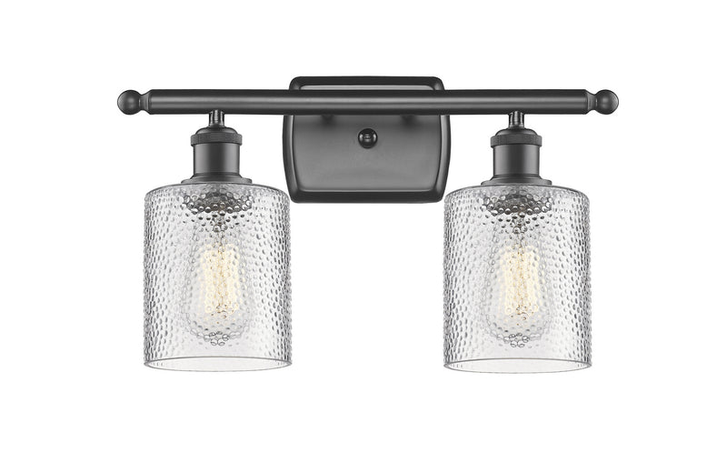 Innovations 516-2W-OB-G112 Two Light Bath Vanity, Oil Rubbed Bronze
