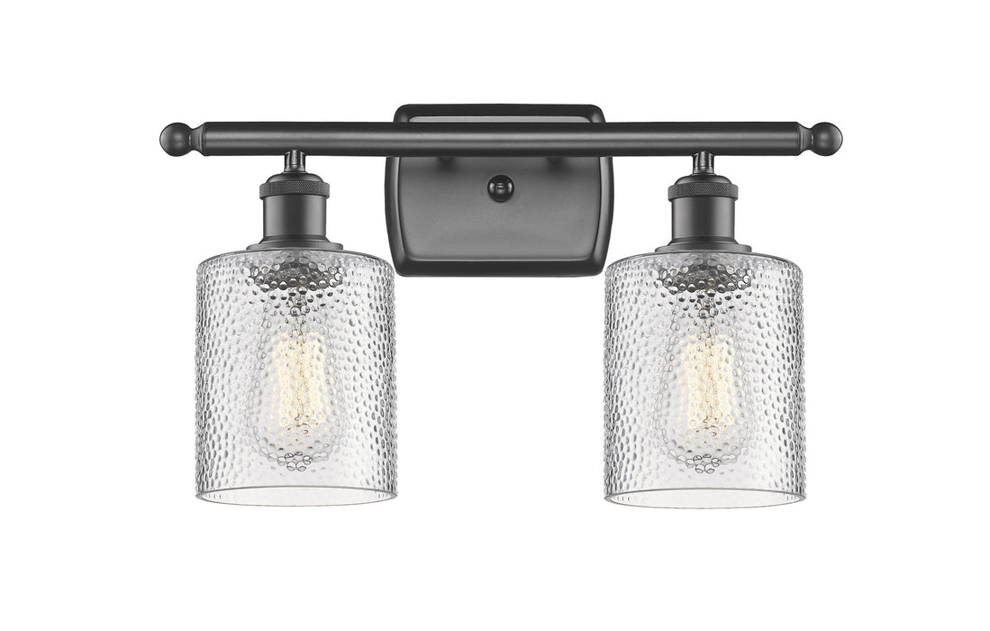 Innovations 516-2W-OB-G112 Two Light Bath Vanity, Oil Rubbed Bronze