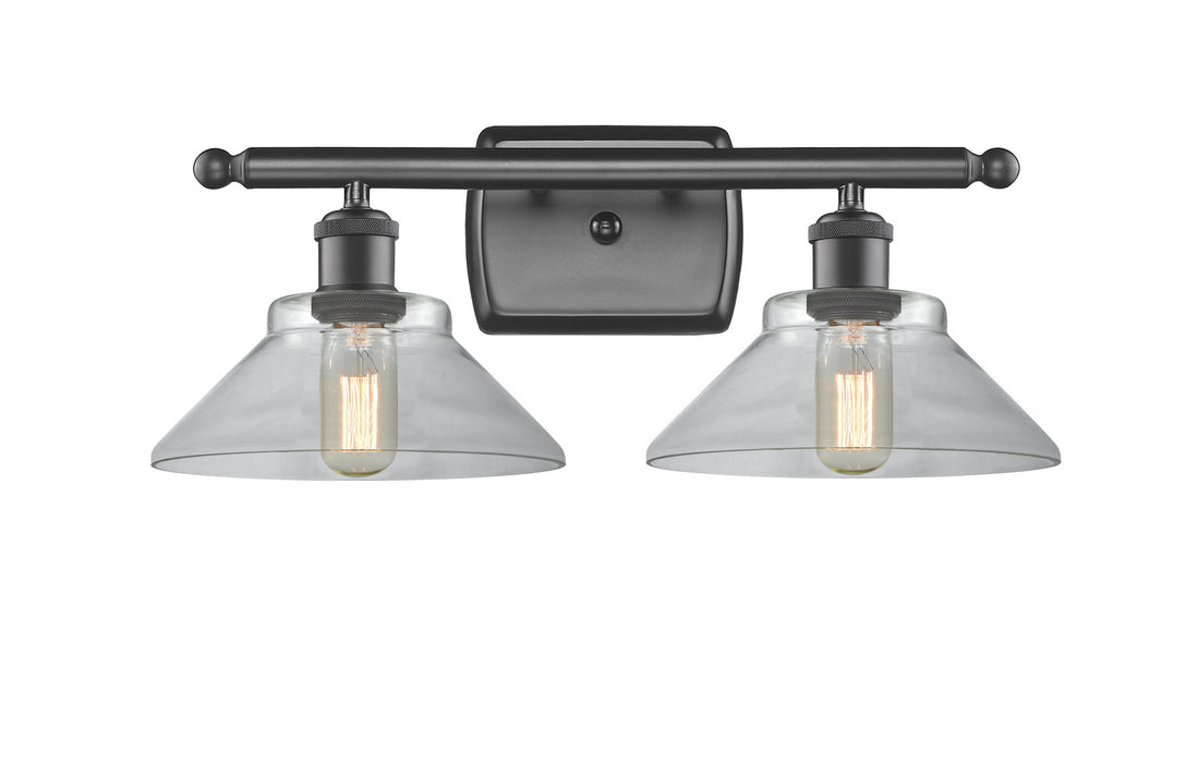 Innovations 516-2W-OB-G132 Two Light Bath Vanity, Oil Rubbed Bronze