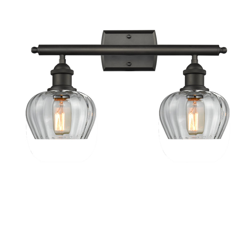 Innovations 516-2W-OB-G92 Two Light Bath Vanity, Oil Rubbed Bronze