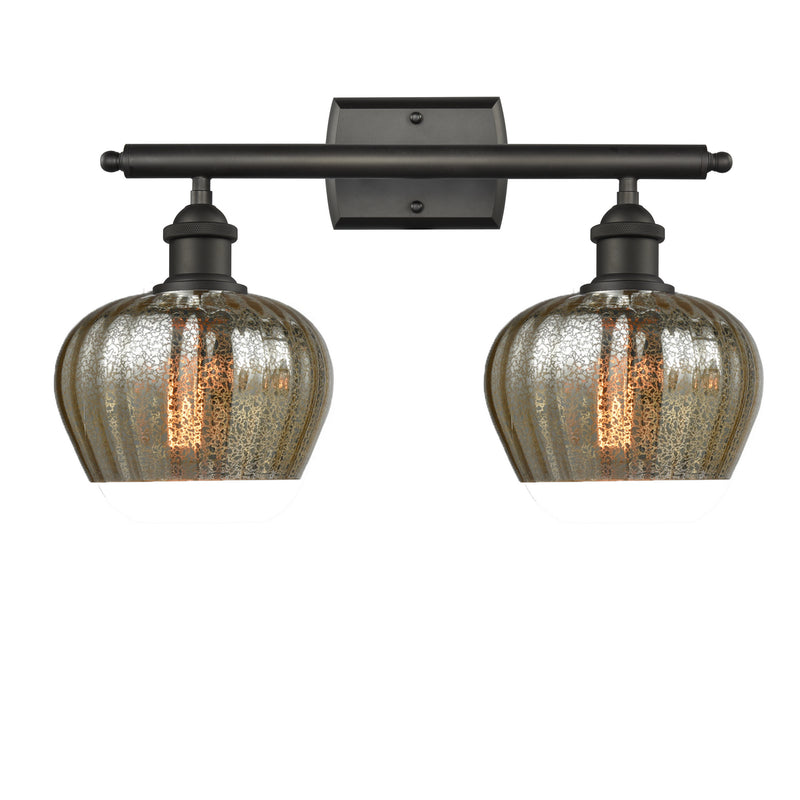 Innovations 516-2W-OB-G96 Two Light Bath Vanity, Oil Rubbed Bronze