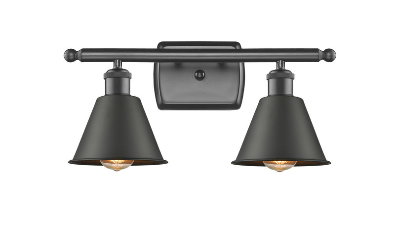 Innovations 516-2W-OB-M8 Two Light Bath Vanity, Oil Rubbed Bronze
