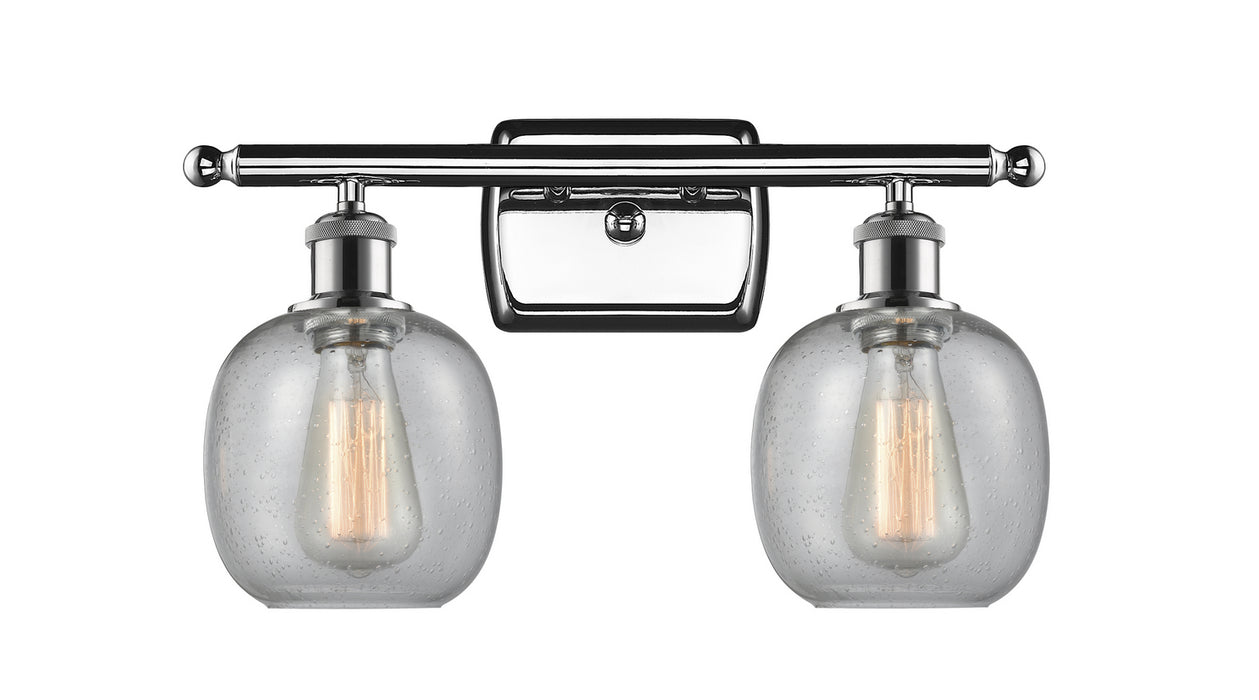 Innovations 516-2W-PC-G104 Two Light Bath Vanity, Polished Chrome