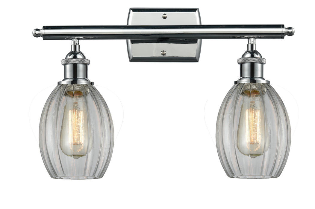 Innovations 516-2W-PC-G82 Two Light Bath Vanity, Polished Chrome