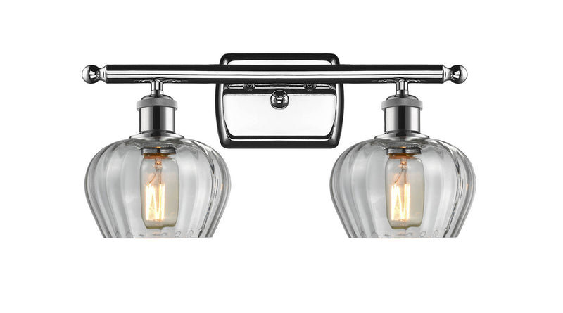 Innovations 516-2W-PC-G92 Two Light Bath Vanity, Polished Chrome