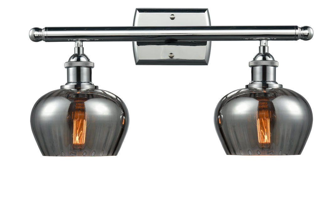 Innovations 516-2W-PC-G93 Two Light Bath Vanity, Polished Chrome