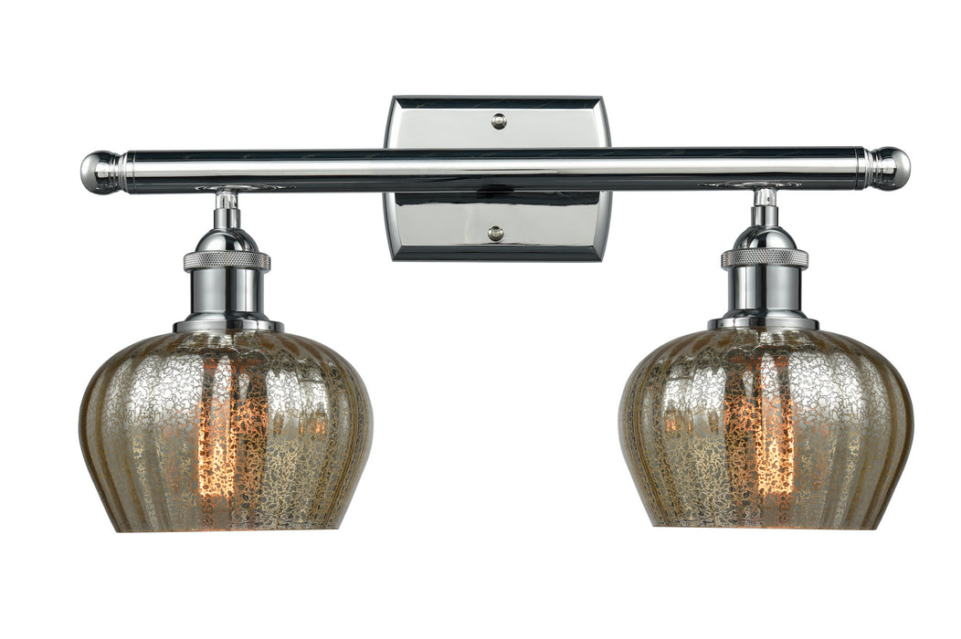 Innovations 516-2W-PC-G96 Two Light Bath Vanity, Polished Chrome