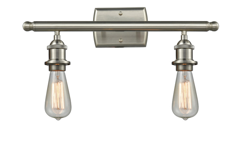 Innovations 516-2W-SN Two Light Bath Vanity, Brushed Satin Nickel