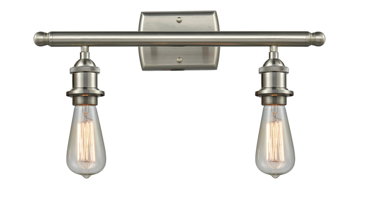 Innovations 516-2W-SN Two Light Bath Vanity, Brushed Satin Nickel