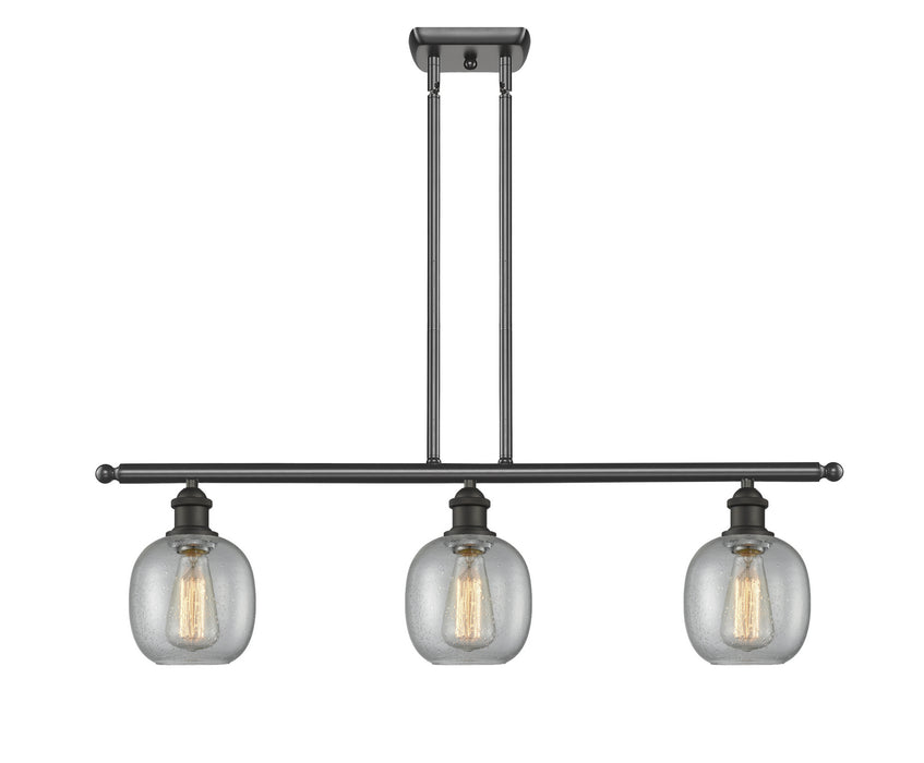 Innovations 516-3I-OB-G104 Three Light Island Pendant, Oil Rubbed Bronze