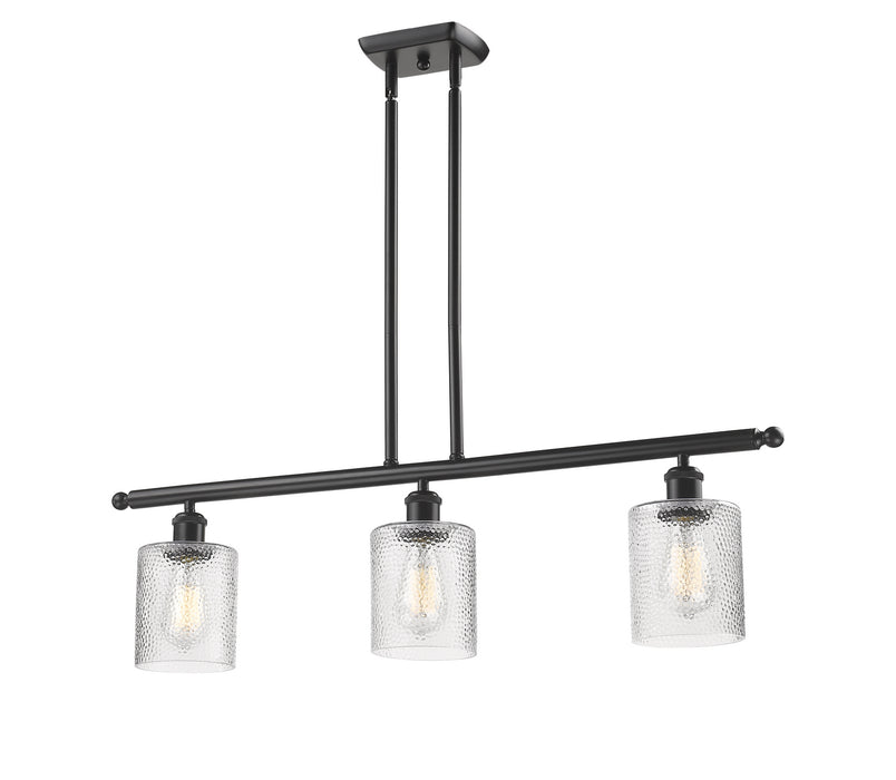 Innovations 516-3I-OB-G112 Three Light Island Pendant, Oil Rubbed Bronze