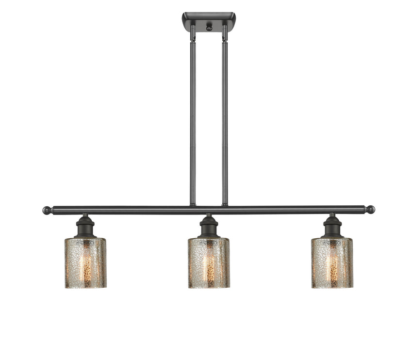 Innovations 516-3I-OB-G116 Three Light Island Pendant, Oil Rubbed Bronze