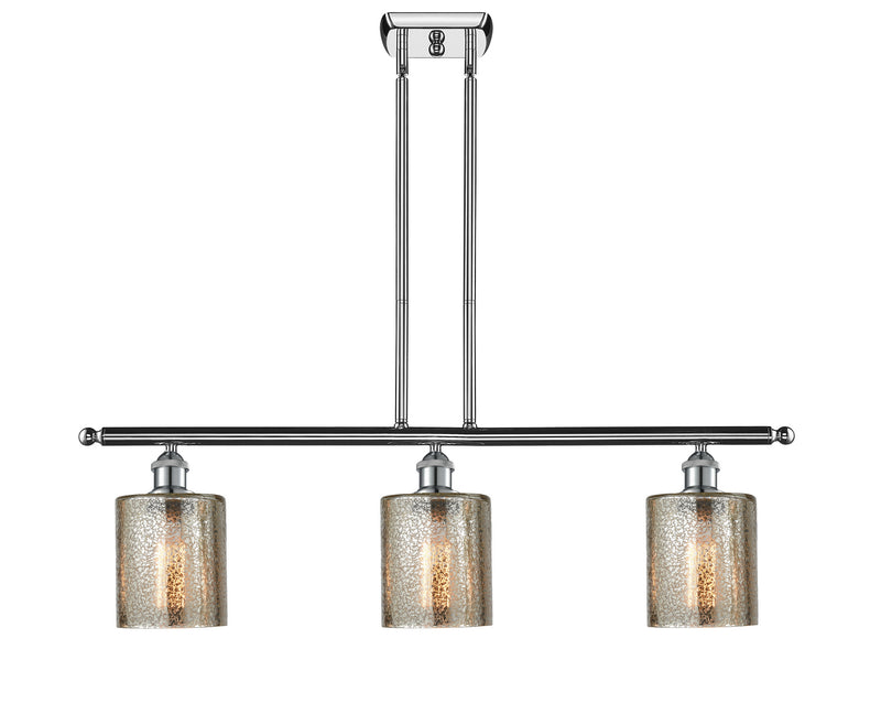 Innovations 516-3I-PC-G116 Three Light Island Pendant, Polished Chrome
