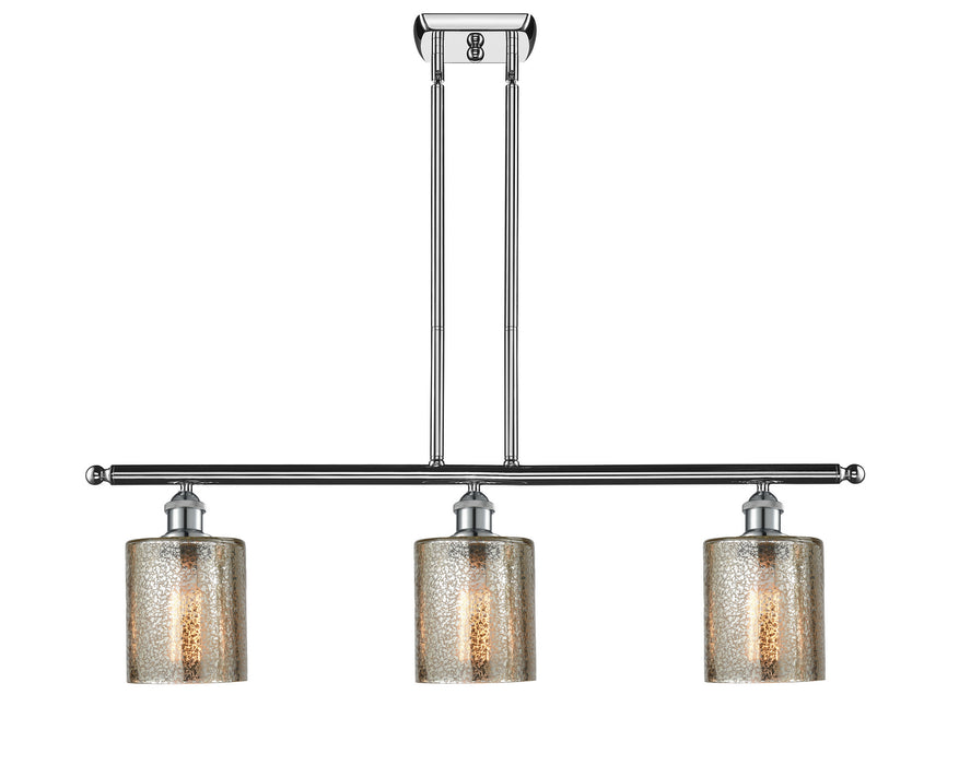 Innovations 516-3I-PC-G116 Three Light Island Pendant, Polished Chrome