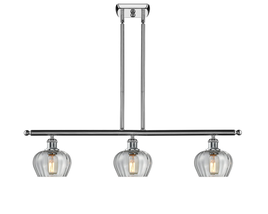 Innovations 516-3I-PC-G92 Three Light Island Pendant, Polished Chrome