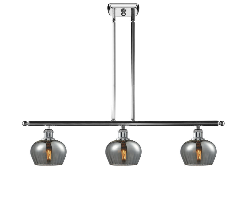 Innovations 516-3I-PC-G93 Three Light Island Pendant, Polished Chrome