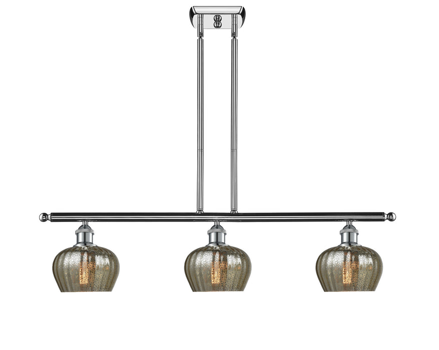 Innovations 516-3I-PC-G96 Three Light Island Pendant, Polished Chrome