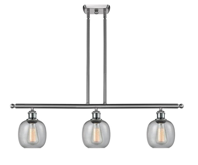 Innovations 516-3I-SN-G104 Three Light Island Pendant, Brushed Satin Nickel
