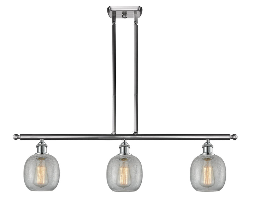 Innovations 516-3I-SN-G105 Three Light Island Pendant, Brushed Satin Nickel