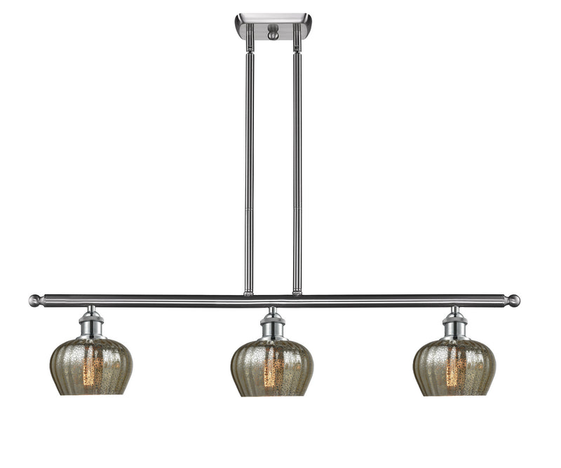Innovations 516-3I-SN-G96 Three Light Island Pendant, Brushed Satin Nickel