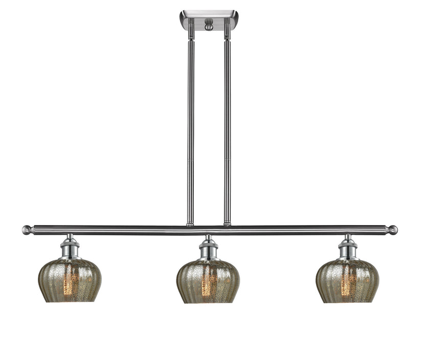 Innovations 516-3I-SN-G96 Three Light Island Pendant, Brushed Satin Nickel