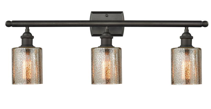 Innovations 516-3W-OB-G116 Three Light Bath Vanity, Oil Rubbed Bronze