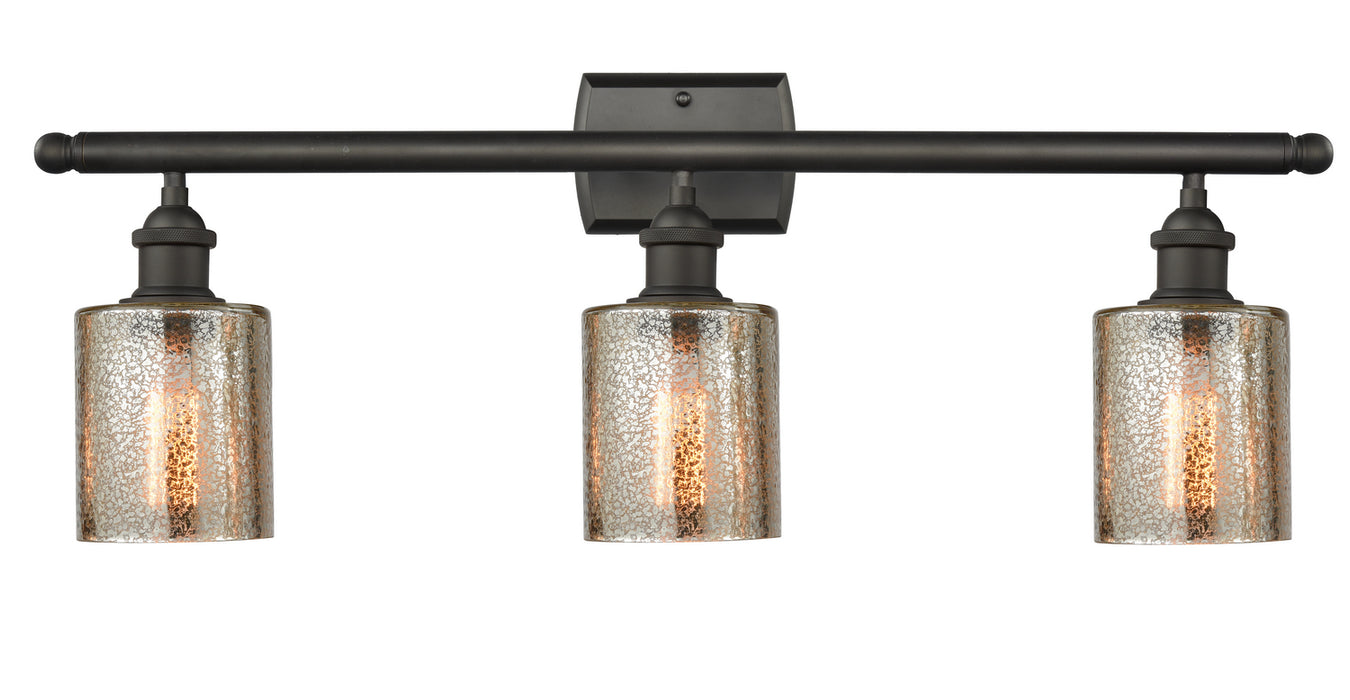 Innovations 516-3W-OB-G116 Three Light Bath Vanity, Oil Rubbed Bronze