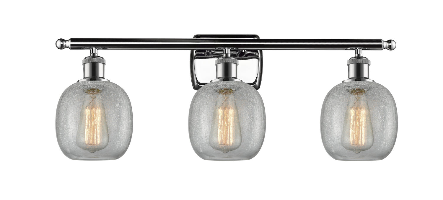 Innovations 516-3W-PC-G105 Three Light Bath Vanity, Polished Chrome