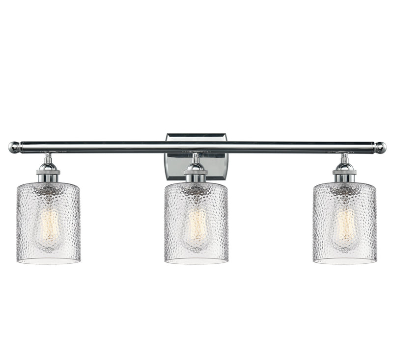 Innovations 516-3W-PC-G112 Three Light Bath Vanity, Polished Chrome