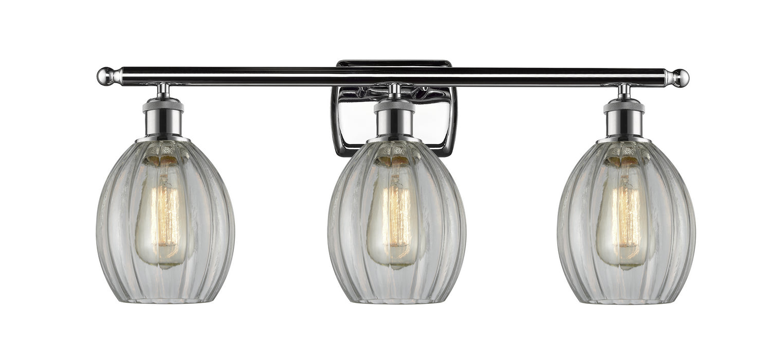 Innovations 516-3W-PC-G82 Three Light Bath Vanity, Polished Chrome