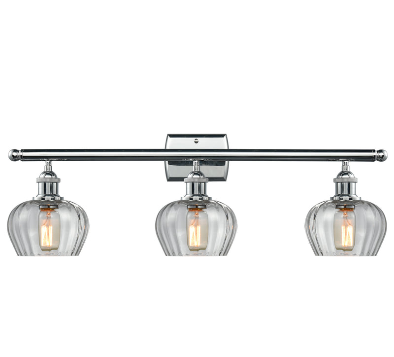 Innovations 516-3W-PC-G92 Three Light Bath Vanity, Polished Chrome