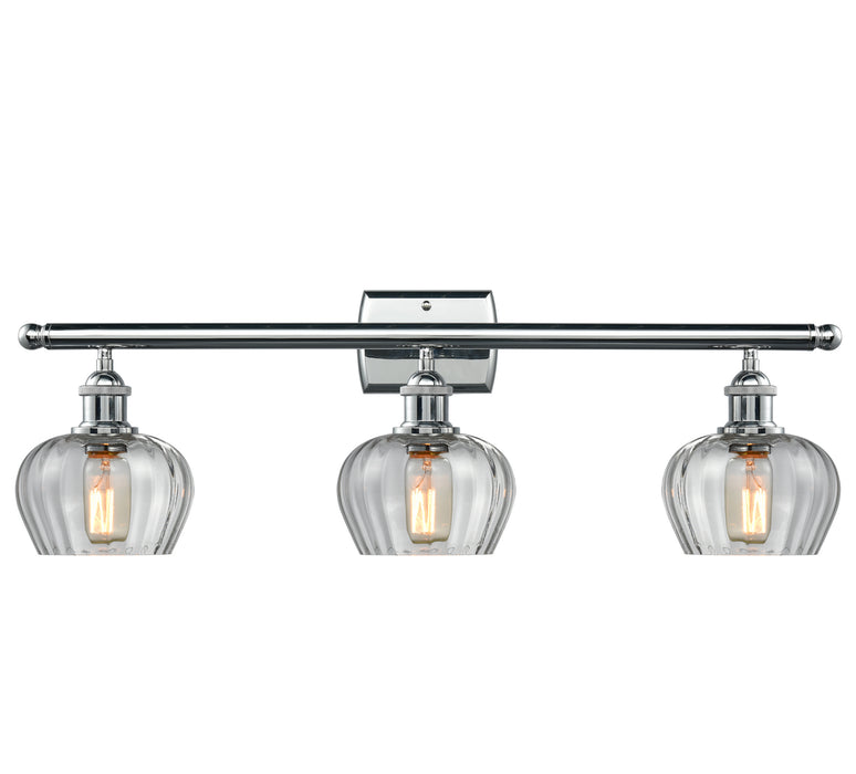 Innovations 516-3W-PC-G92 Three Light Bath Vanity, Polished Chrome