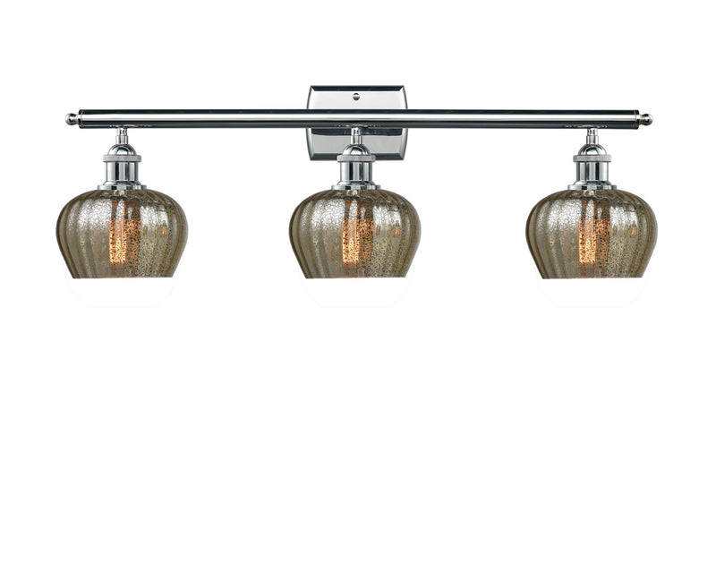 Innovations 516-3W-PC-G96 Three Light Bath Vanity, Polished Chrome