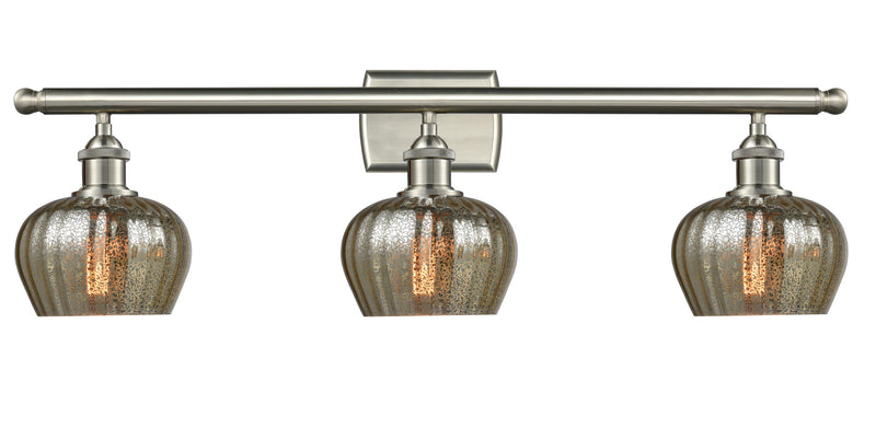 Innovations 516-3W-SN-G96 Three Light Bath Vanity, Brushed Satin Nickel