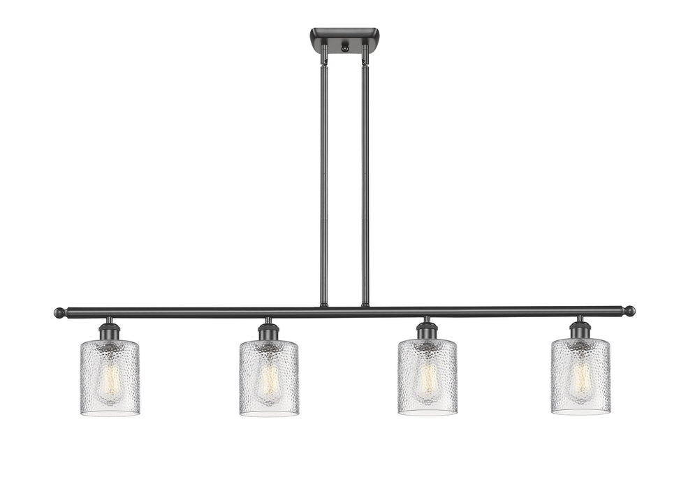 Innovations 516-4I-OB-G112 Four Light Island Pendant, Oil Rubbed Bronze
