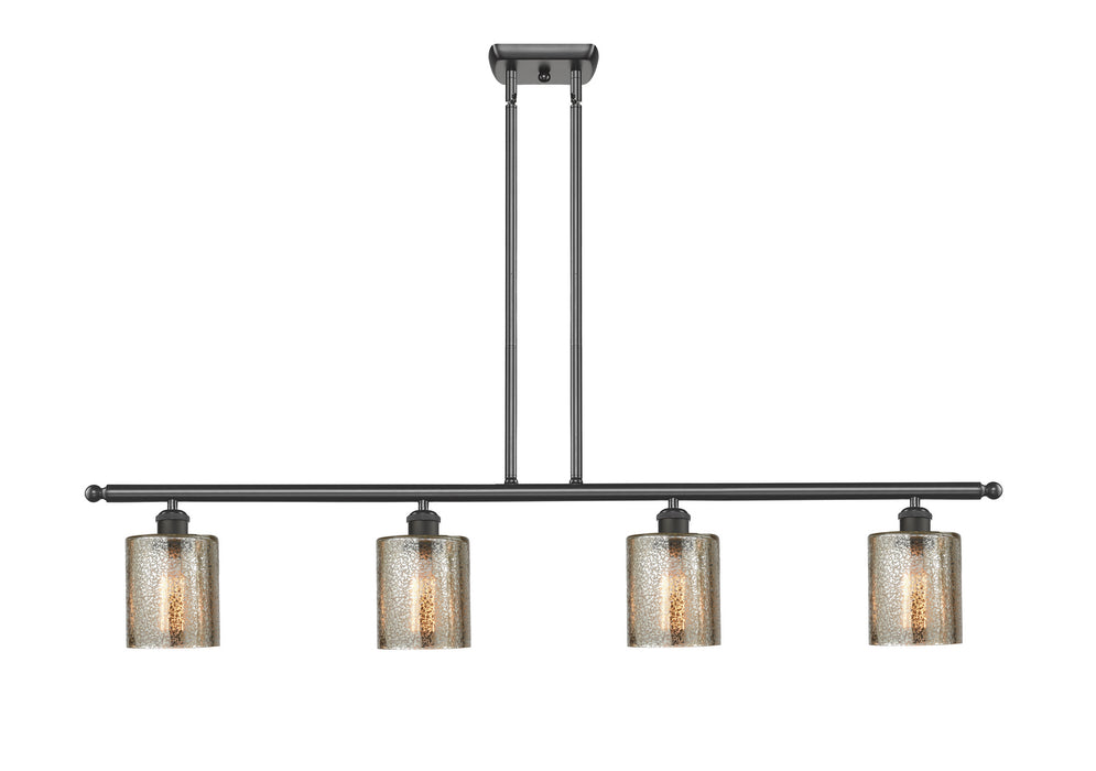 Innovations 516-4I-OB-G116 Four Light Island Pendant, Oil Rubbed Bronze