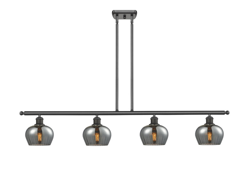 Innovations 516-4I-OB-G93 Four Light Island Pendant, Oil Rubbed Bronze