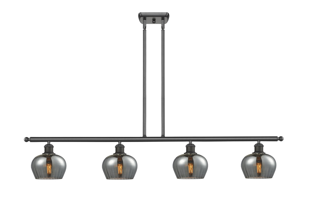 Innovations 516-4I-OB-G93 Four Light Island Pendant, Oil Rubbed Bronze