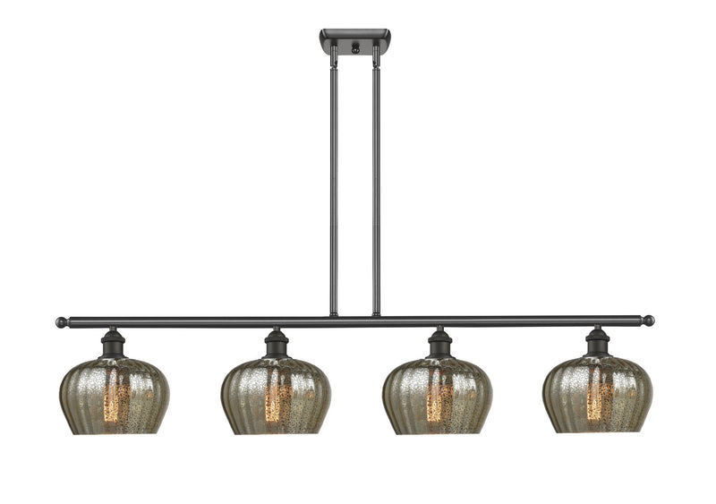 Innovations 516-4I-OB-G96 Four Light Island Pendant, Oil Rubbed Bronze