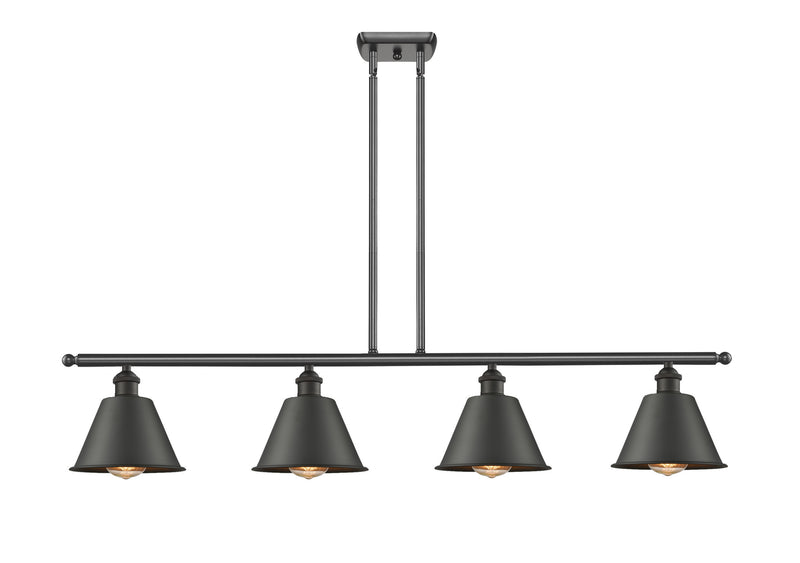 Innovations 516-4I-OB-M8 Four Light Island Pendant, Oil Rubbed Bronze