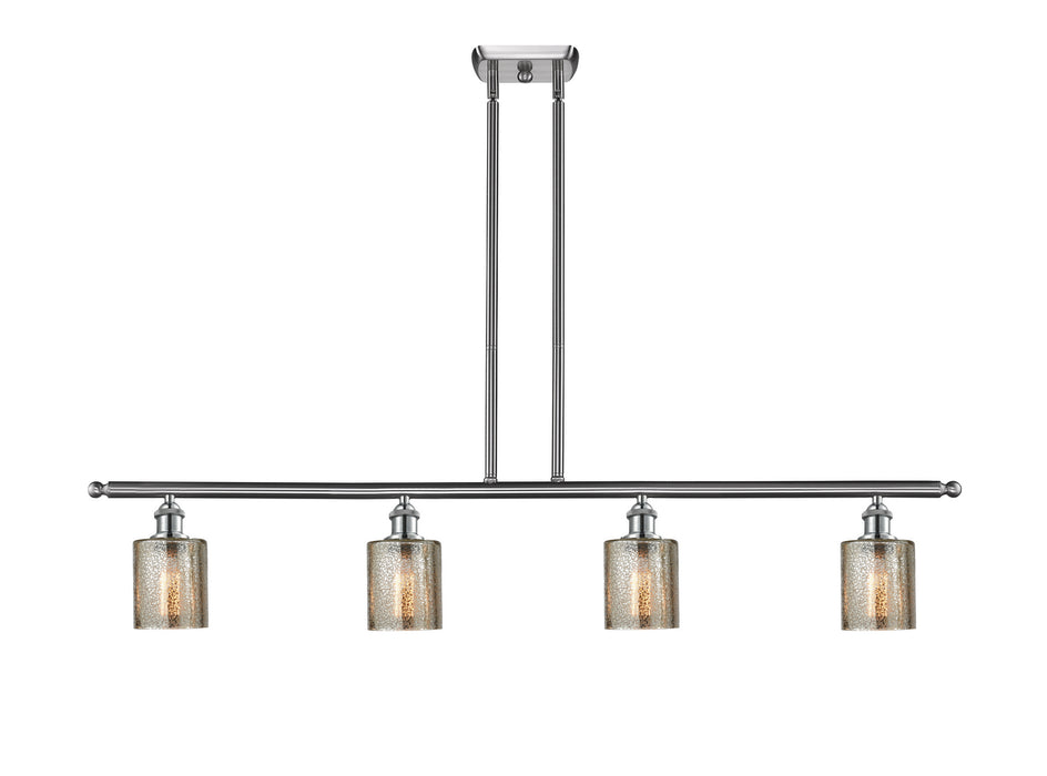 Innovations 516-4I-SN-G116 Four Light Island Pendant, Brushed Satin Nickel