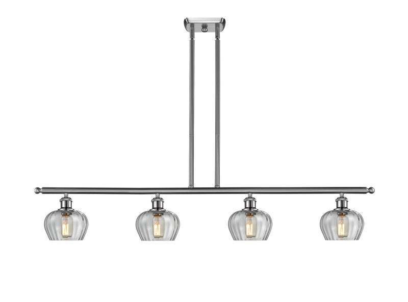 Innovations 516-4I-SN-G92 Four Light Island Pendant, Brushed Satin Nickel