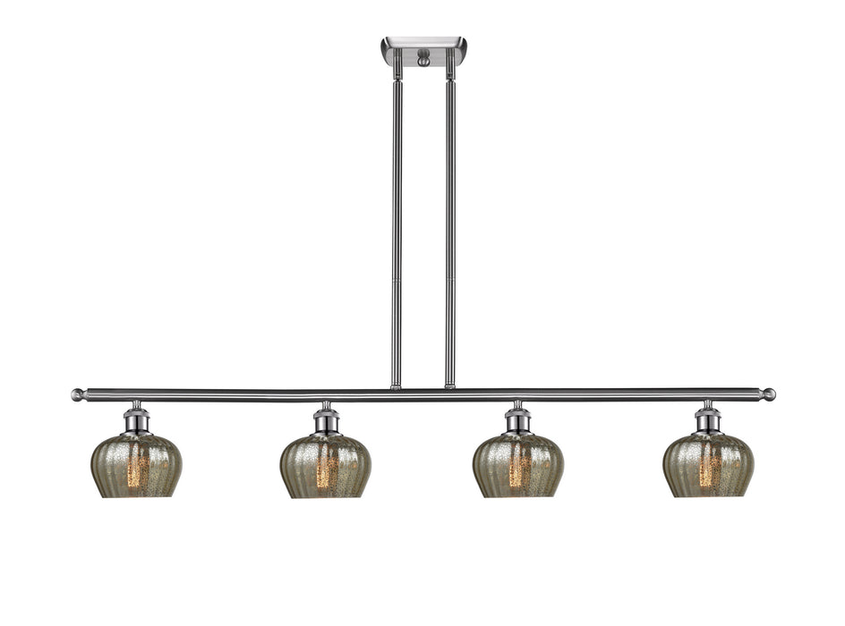 Innovations 516-4I-SN-G96 Four Light Island Pendant, Brushed Satin Nickel